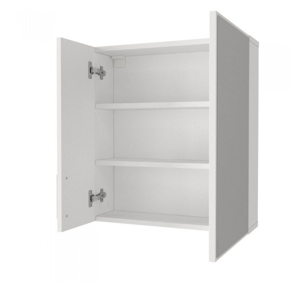 Καθρέπτης μπάνιου Ditto Μegapap χρώμα λευκό 59,6x16,4x64,8εκ.