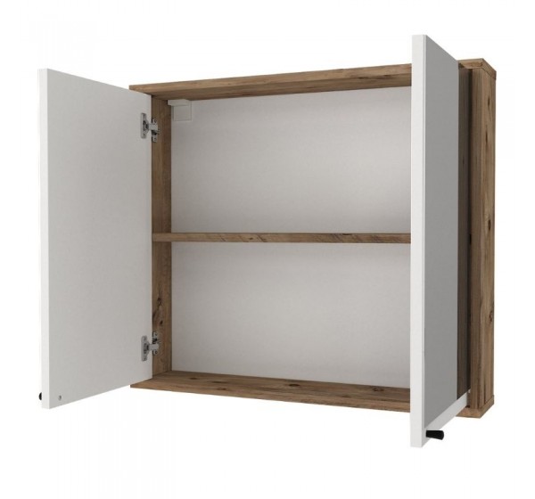 Καθρέπτης μπάνιου Lilian Μegapap χρώμα atlantic pine 75x14,6x65εκ.