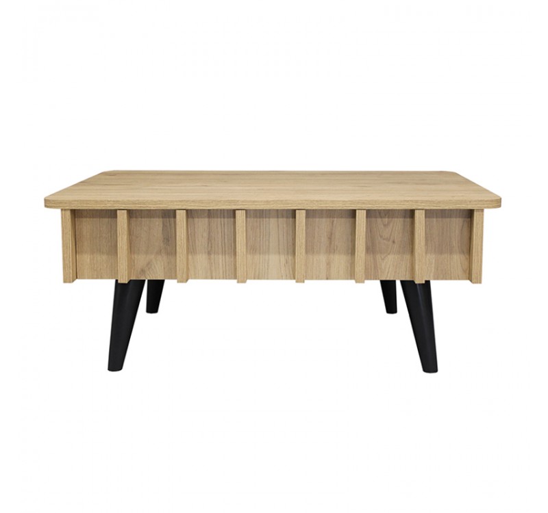 Τραπεζάκι σαλονιού Gemma Megapap χρώμα sepet oak 90x59,6x36,8εκ.
