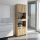 Ντουλάπι κουζίνας - μπάνιου Alvento Megapap χρώμα sapphire oak 60x42x180εκ.