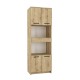 Ντουλάπι κουζίνας - μπάνιου Alvento Megapap χρώμα sapphire oak 60x42x180εκ.