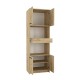 Ντουλάπι κουζίνας - μπάνιου Alvento Megapap χρώμα sapphire oak 60x42x180εκ.