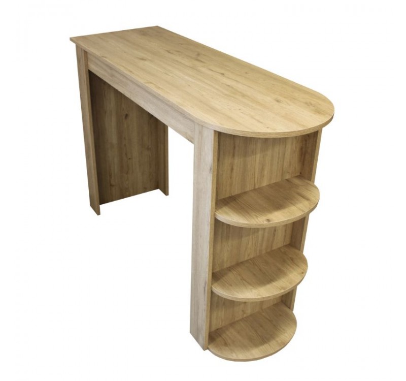 Τραπέζι μπαρ Vigne Megapap χρώμα sepet oak 150x51,6x101,8εκ.