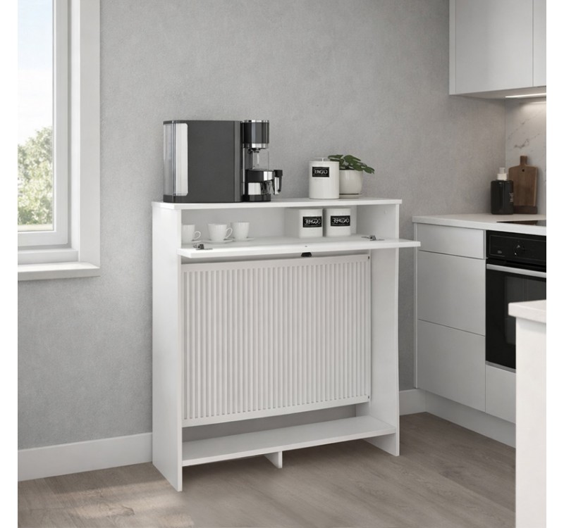 Κονσόλα - Κάλυμμα καλοριφέρ Opelya Megapap χρώμα λευκό 90x31,4x100εκ.