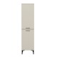 Ντουλάπι με καλάθι απλύτων Singa Megapap χρώμα sandstone 45x40x180εκ.