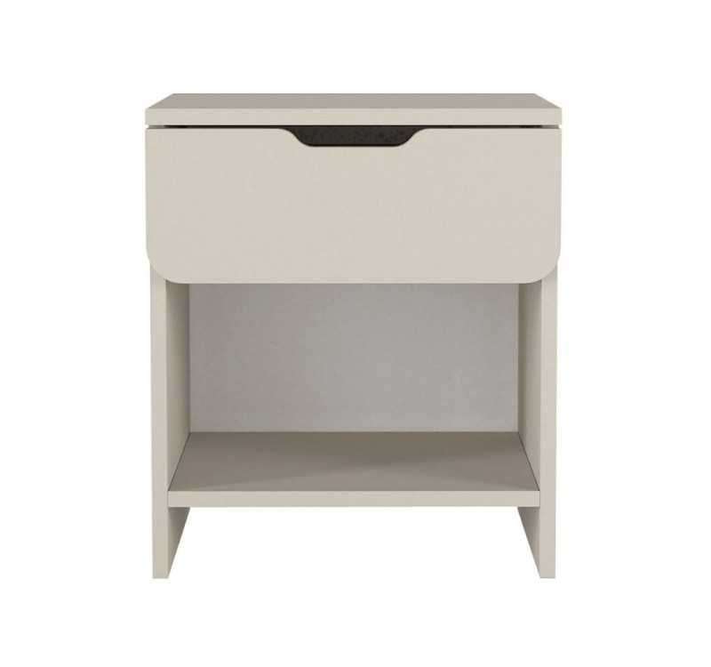 Κομοδίνο Mida Megapap χρώμα sandstone 45x40x52εκ.