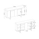 Μπουφές Orontes Megapap χρώμα καρυδί 160x35,2x80εκ.