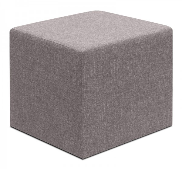 Σκαμπώ Linda Megapap υφασμάτινο χρώμα καφέ 40x40x40εκ.