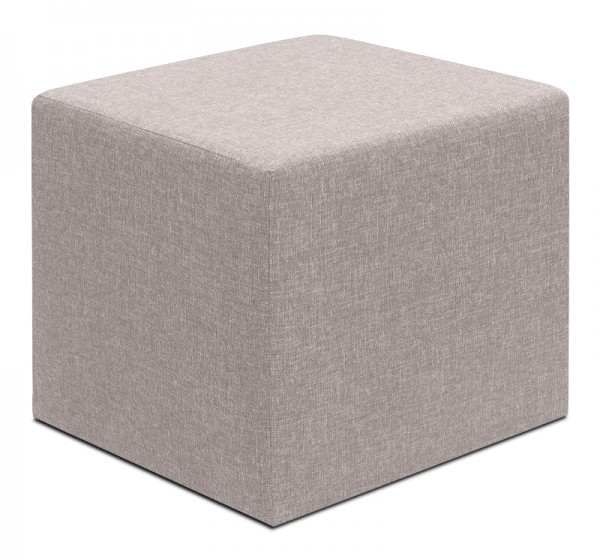 Σκαμπώ Linda Megapap υφασμάτινο χρώμα μπεζ 40x40x40εκ.