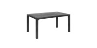 Τραπέζι πολυπροπυλενίου Kalan Megapap χρώμα ανθρακί 150x90x75εκ.