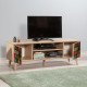 Έπιπλο τηλεόρασης Soho Megapap χρώμα sonoma 140x40x50 εκ.