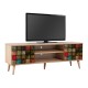 Έπιπλο τηλεόρασης Soho Megapap χρώμα sonoma 140x40x50 εκ.