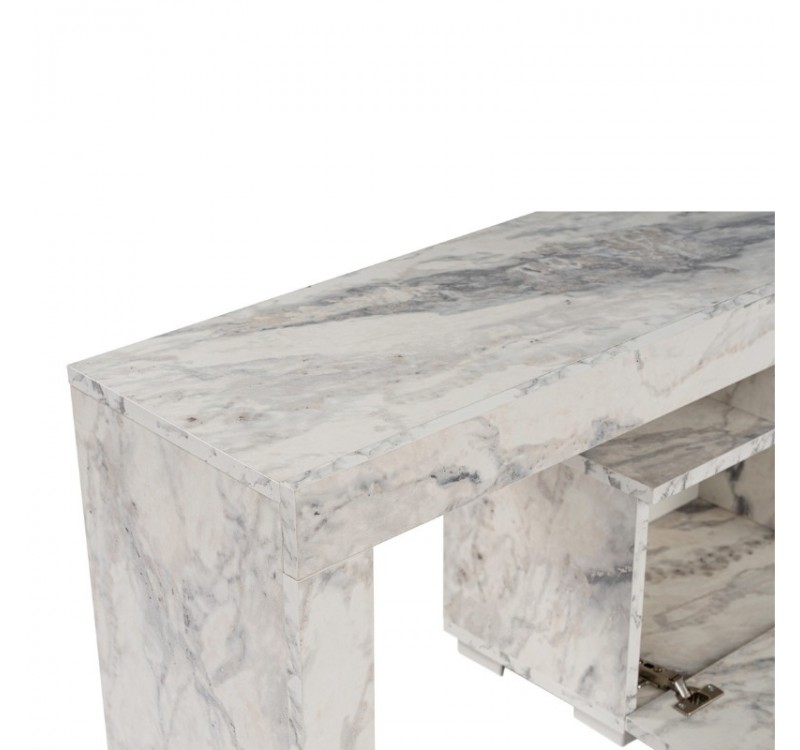 Έπιπλο τηλεόρασης Enclave Megapap χρώμα εφέ μαρμάρου 180x31,3x50εκ.