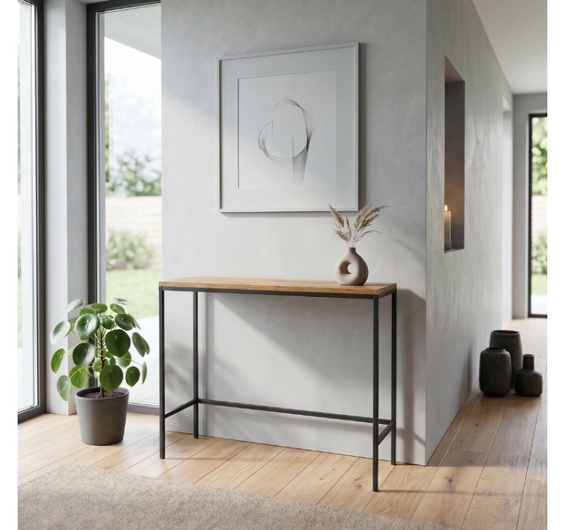Κονσόλα Canva Megapap χρώμα atlantic pine 100x30x80εκ.