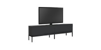 Έπιπλο τηλεόρασης Lord Megapap χρώμα μαύρο 180x30x47εκ.