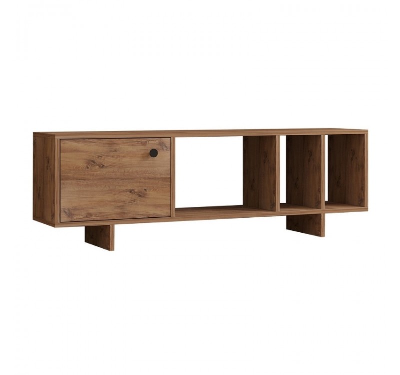Έπιπλο τηλεόρασης Folsom Megapap χρώμα atlantic pine 140x29,9x45εκ.