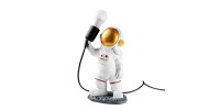 Φωτιστικό επιτραπέζιο Astronaut Megapap E27 πολυεστερικό χρώμα λευκό 20x15x32εκ.