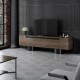 Έπιπλο τηλεόρασης Haven Megapap χρώμα καρυδί 180x30x50εκ.