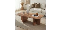 Τραπεζάκι σαλονιού Becaj Megapap χρώμα atlantic pine 120x60x41,4εκ.