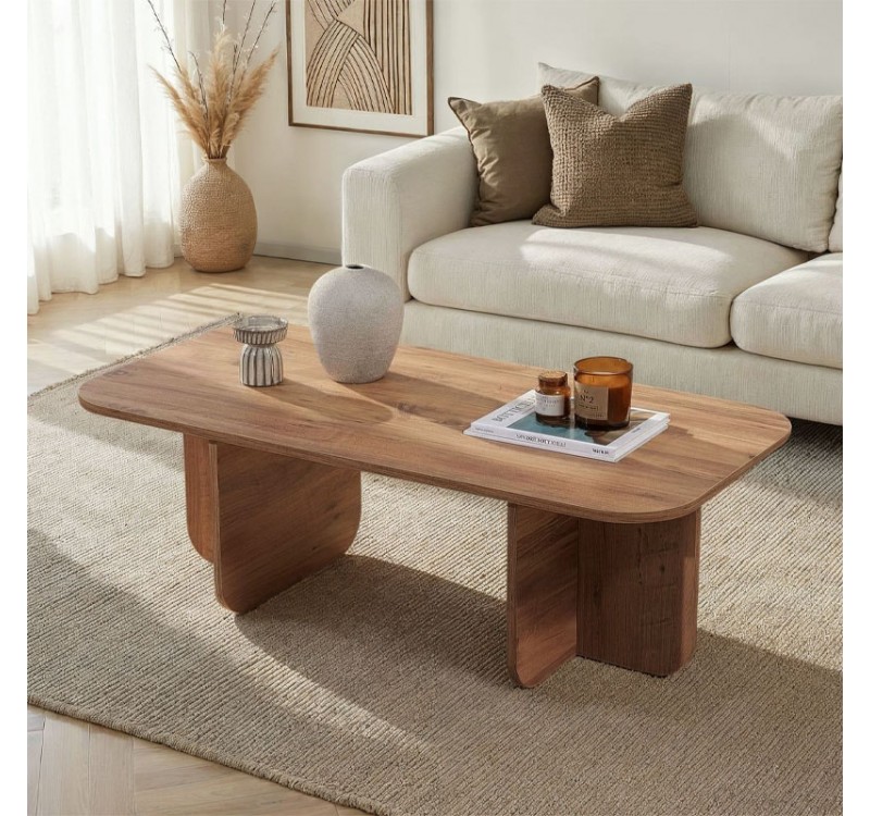 Τραπεζάκι σαλονιού Becaj Megapap χρώμα atlantic pine 120x60x41,4εκ.