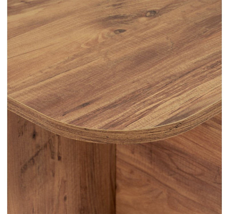 Τραπεζάκι σαλονιού Becaj Megapap χρώμα atlantic pine 120x60x41,4εκ.