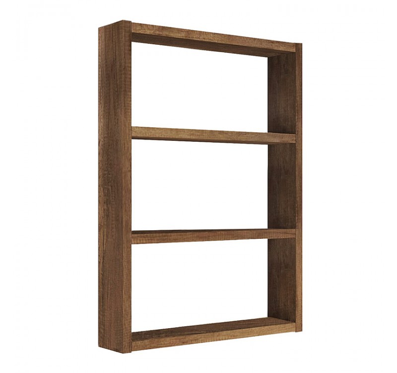 Ραφιέρα τοίχου Prena Megapap χρώμα καρυδί 43,2x9x60εκ.