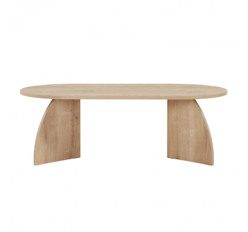 Τραπεζάκι σαλονιού Melina Megapap χρώμα sapphire oak 120x60x40εκ.