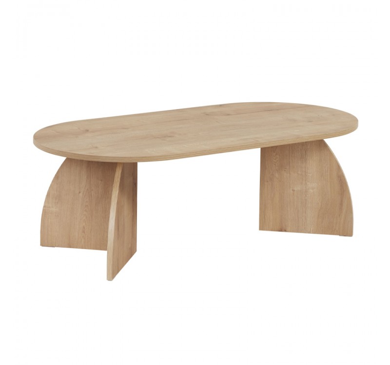 Τραπεζάκι σαλονιού Melina Megapap χρώμα sapphire oak 120x60x40εκ.