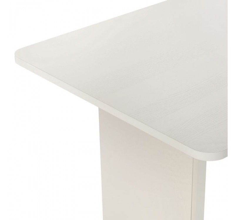 Τραπέζι Linza Megapap χρώμα λευκό 180x90x75εκ.