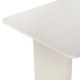 Τραπέζι Linza Megapap χρώμα λευκό 180x90x75εκ.