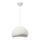 Φωτιστικό οροφής Loval Megapap E27 fiberglass μονόφωτο χρώμα λευκό 50x44x120εκ.