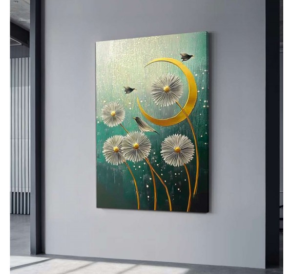 Πίνακας σε καμβά "Wildflowers" Megapap ψηφιακής εκτύπωσης 70x100x3εκ.