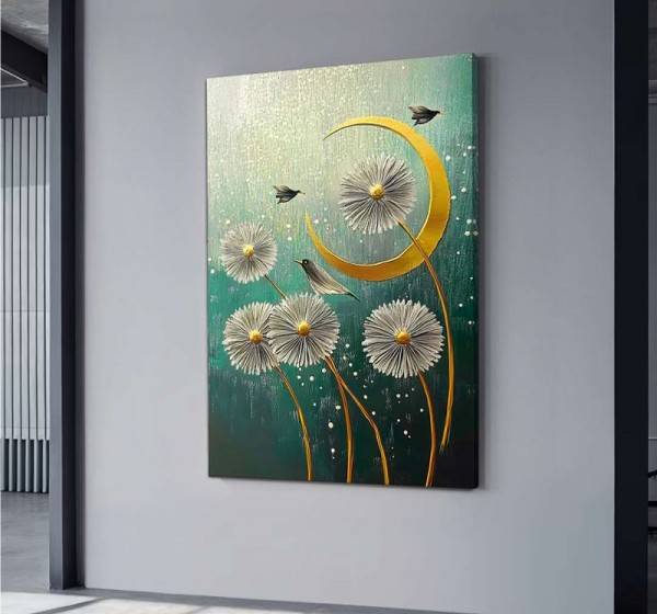 Πίνακας σε καμβά "Wildflowers" Megapap ψηφιακής εκτύπωσης 70x100x3εκ.