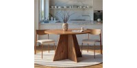 Τραπέζι Virela Megapap χρώμα atlantic pine Ø120x75εκ.