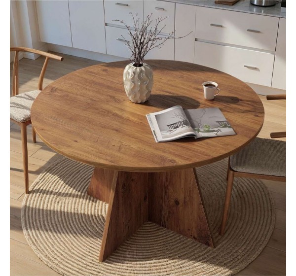 Τραπέζι Virela Megapap χρώμα atlantic pine Ø120x75εκ.