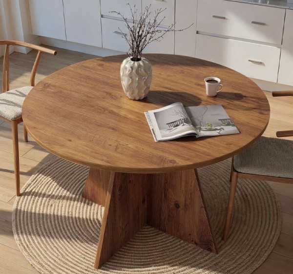 Τραπέζι Virela Megapap χρώμα atlantic pine Ø120x75εκ.