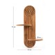Ραφιέρα τοίχου Artwill Megapap Mdf χρώμα oak 46x13x70εκ.