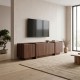Έπιπλο τηλεόρασης Dorma Megapap χρώμα καρυδί 180x35x46,2εκ.