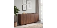 Μπουφές Dorma Megapap χρώμα καρυδί 180x45x80,2εκ.