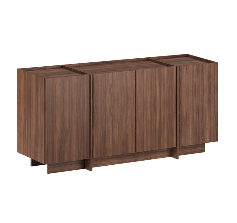 Μπουφές Dorma Megapap χρώμα καρυδί 180x45x80,2εκ.