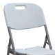 Καρέκλα catering - συνεδρίου Capri Megapap πτυσσόμενη χρώμα λευκό του πάγου 45x50x88εκ.