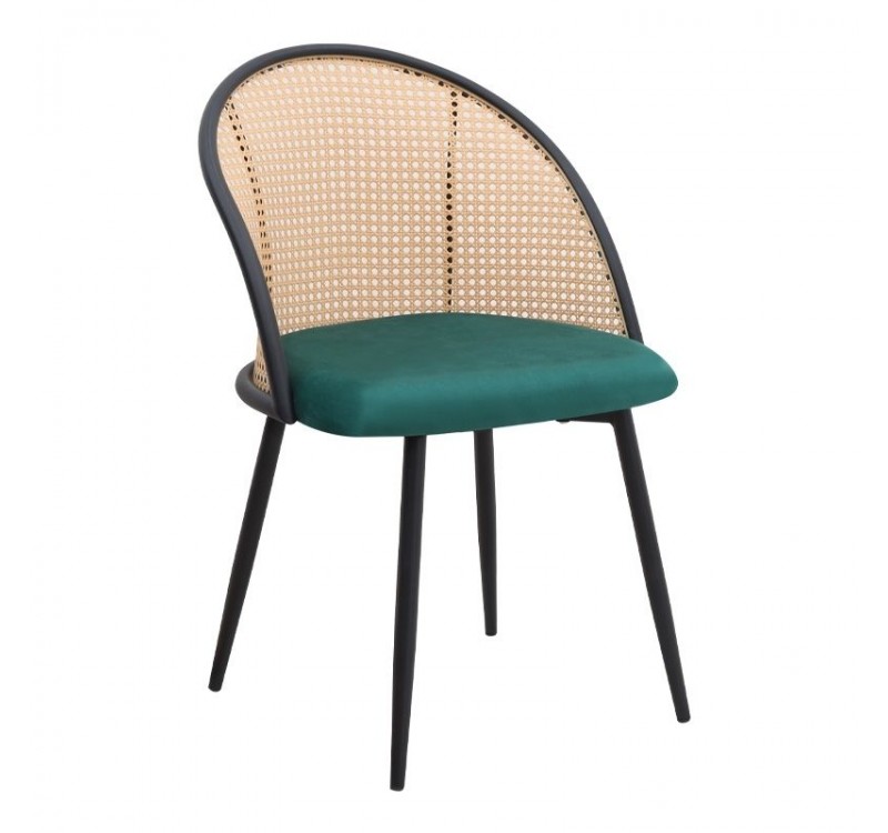 Σετ τραπεζαρία 5τμχ Allos - Jacob Megapap χρώμα sapphire oak - κυπαρισσί 75x75x77εκ.