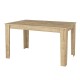 Σετ τραπεζαρία 5τμχ Darlen - Chiara Megapap χρώμα sapphire oak - γκρι 125x72x74εκ.