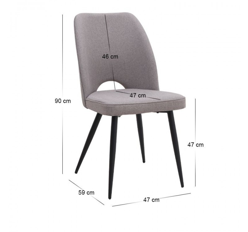 Σετ τραπεζαρία 5τμχ Darlen - Christy Megapap χρώμα λευκό - ανοιχτό μπεζ 125x72x74εκ.