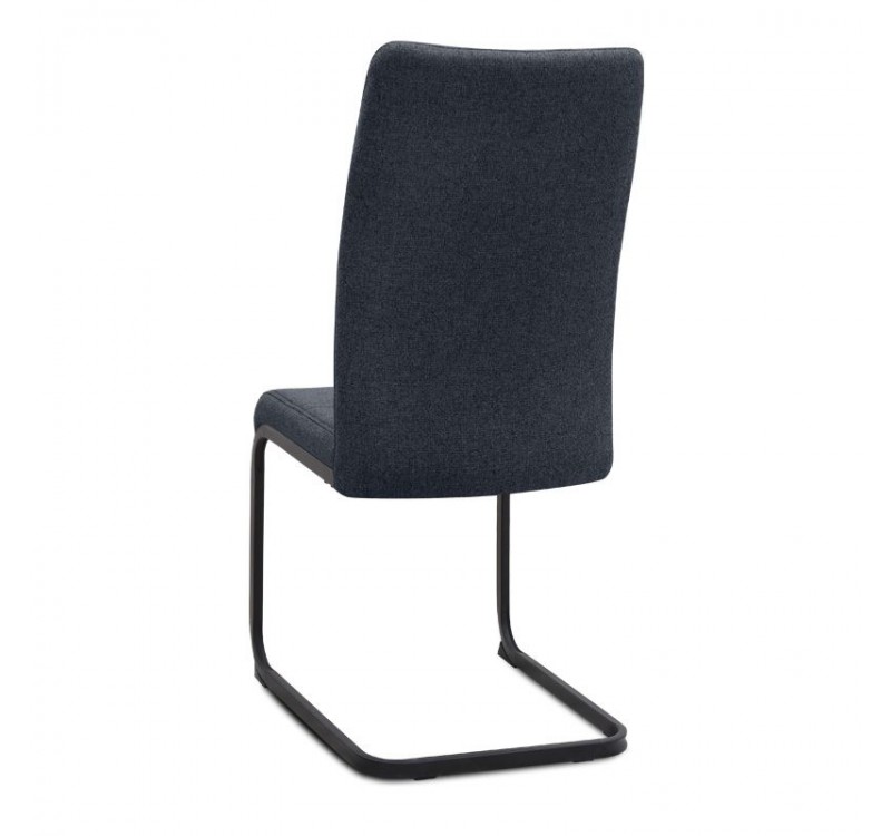 Σετ τραπεζαρία 5τμχ Darlen - Laura Megapap χρώμα sencron black - ανθρακί 125x72x74εκ.
