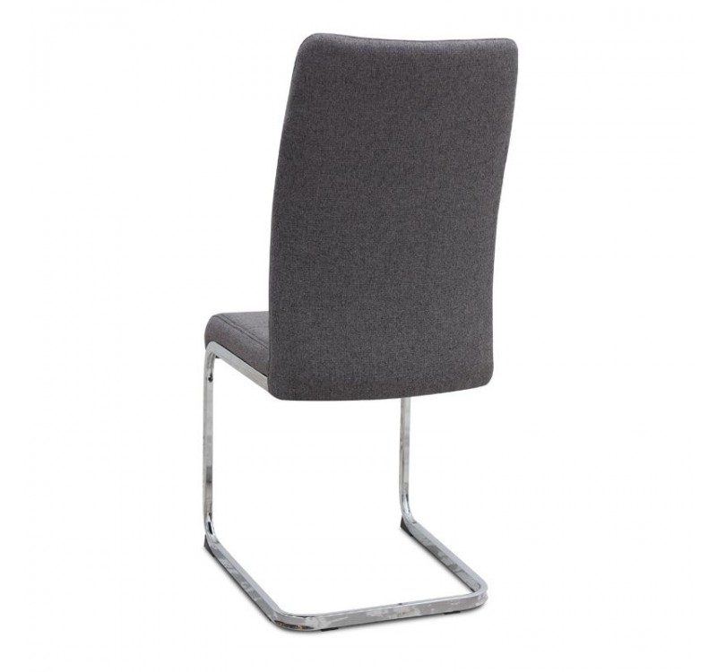 Σετ τραπεζαρία 5τμχ Darlen - Laura Megapap χρώμα sencron black - γκρι 125x72x74εκ.