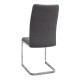 Σετ τραπεζαρία 5τμχ Darlen - Laura Megapap χρώμα sencron black - γκρι 125x72x74εκ.