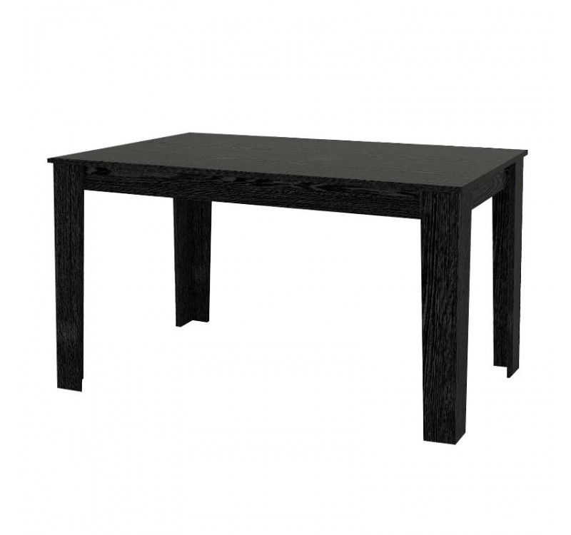 Σετ τραπεζαρία 5τμχ Darlen - Kevin Megapap χρώμα sencron black - μουσταρδί 125x72x74εκ.