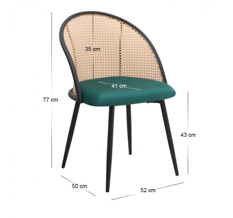 Σετ τραπεζαρία 5τμχ Xana - Jacob Megapap χρώμα sepet oak - κυπαρισσί Ø90x77,5εκ.