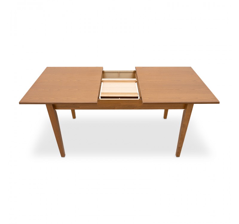 Σετ τραπεζαρίας Adare Megapap 5 τμχ μασίφ ξύλο - MDF με επεκτεινόμενο τραπέζι 140/180x78x77εκ.